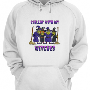 Chillin With My Witches Halloween Unisex Hoodie