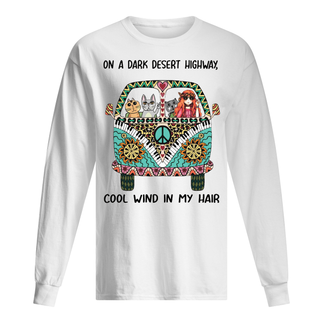 Girl With Cats On Bus Men's Long Sleeved