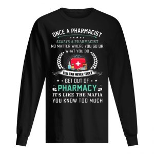 Once A Pharmacist Pharmacy Men's Long Sleeved