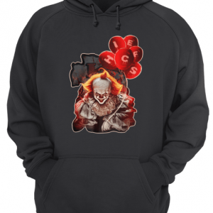Pennywise It holding balloon Kansas City Chiefs Unisex Hoodie