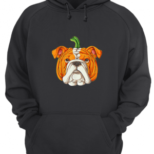 Pumpkin English Bulldog Unisex Hoodie