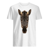 Realistic Looking Zebra Face Zoo Animals Dress Up Costume Shirt