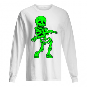 Skeleton Justice Dance Funny Halloween Men's Long Sleeved