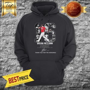16 Brian Mccann Signature Thank You For The Memories Signature Hoodie