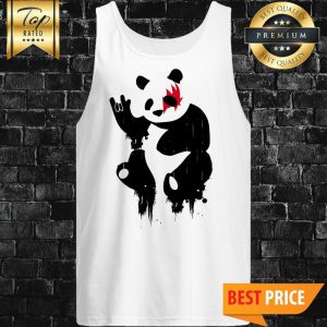 Funny Panda Rock Tank Top