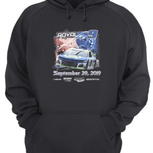 Men's Black Chase Elliott Bank of America Roval 400 Race Win Unisex Hoodie
