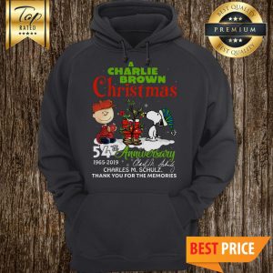 A Charlie Brown And Snoopy Christmas 54th Anniversary 1965 2019 Signature Hoodie
