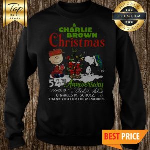 A Charlie Brown And Snoopy Christmas 54th Anniversary 1965 2019 Signature Sweatshirt