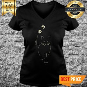 Black Cat Beautiful V-Neck