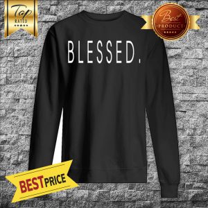 Blessed Heather Purple Framed Sweatshirt