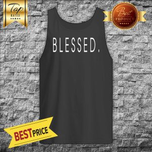 Blessed Heather Purple Framed Tank Top