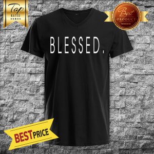 Blessed Heather Purple Framed V-Neck