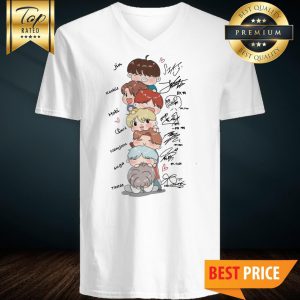 BTS Chibi Signatures V-Neck