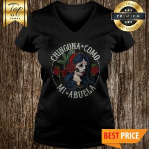 Chingona Como Mi Abuela Ladie's Vintage V-Neck