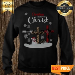 Christmas Begins With Christ Sweatshirt