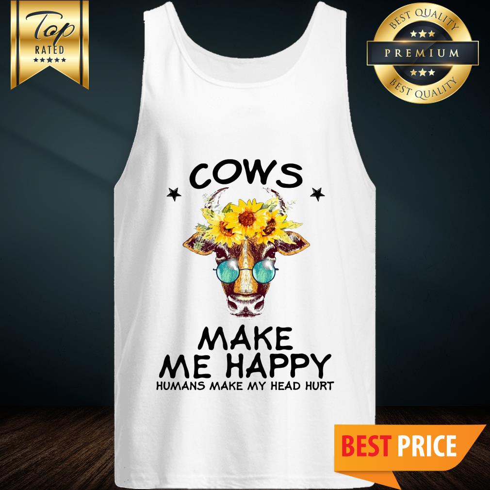 Farm Cows Flower Ake Me Happy Classic Tank Top