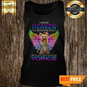 Heaven Dog Asas De Arco Iris Yorkie Tank Top