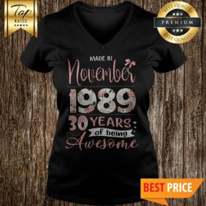 Made In 1989 30 Years Of Being Awesome V-Neck