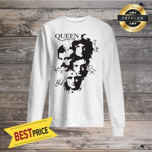 Queen Queen Band Queen Forever All Signatures Freddie Mercury Sweatshirt