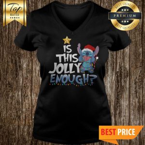 Stitch Happy Is This Jolly Enough V-neck