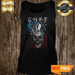 Chef Skull American Flag Veteran Tank Top