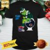 Green Bay Packers Grinch Sitting On Chicago Bears Toilet And Step On Minnesota Vikings Helmet With Detroit Lions Paper Shirt
