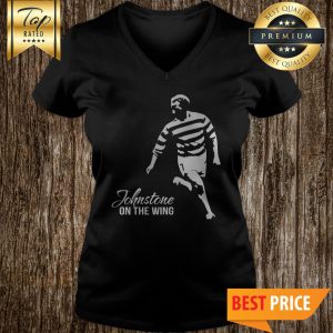 Jinky Iconic Ringer Johnstone On The Wing V-Neck