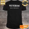 Official Veteran Part Of The Elite 1% Shirt