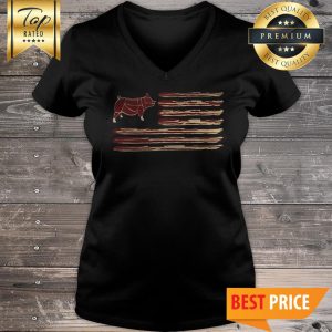 BACON FLAG LONG SLEEVE V-Neck