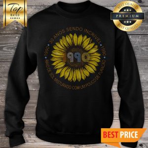 1990 Sunflower 30 Anos Sendo Incrivel Sweatshirt