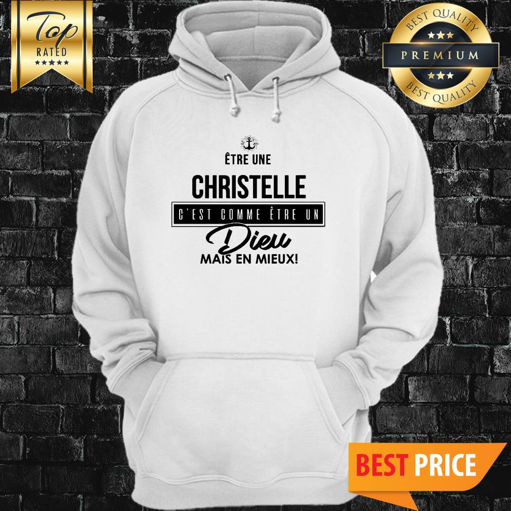 ÊTRE UNE C'EST COMME ÊTRE UN DIEU Hoodie ÊTRE UNE C'EST COMME ÊTRE UN DIEU Hoodie