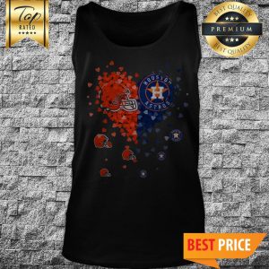 Cuore Pasqua Cleveland Browns Houston Astros Tank Top