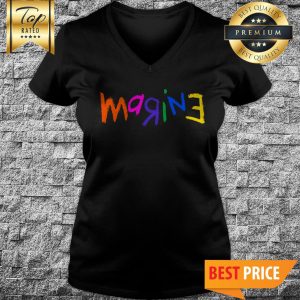 MARINE FULL COLOR CRAYON V-Neck