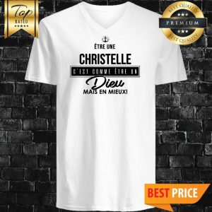 ÊTRE UNE C'EST COMME ÊTRE UN DIEU V-Neck