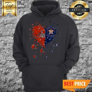 Cuore Pasqua Cleveland Browns Houston Astros Hoodie