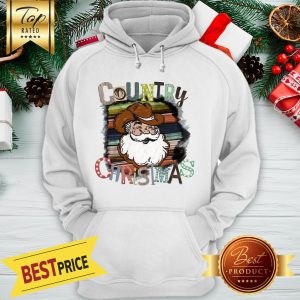 Country Christmas Santa Hoodie