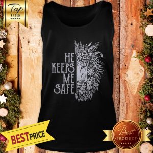 He Keeps Me Safe Lion Tank Top
