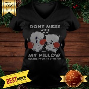 Dont Mess With My Pillow Boxing V-neck