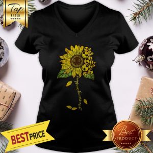 Jack Skellington You Are My Sunshine Hippie Skull Sunflower Peace V-neck