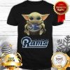 Baby Groot Hug Los Angeles Rams Star Wars Shirt