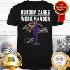 Hot Lamar Jackson Signature Nobody Cares Work Harder Shirt