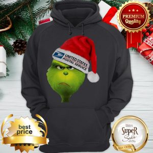 Nice Santa Grinch United States Postal Service Hoodie