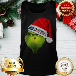 Nice Santa Grinch United States Postal Service Tank Top