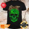 Official St Patrick Day Skull Leopard Shirt