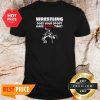 Official Wrestling Does Your Sport Have Blood Time Shirt
