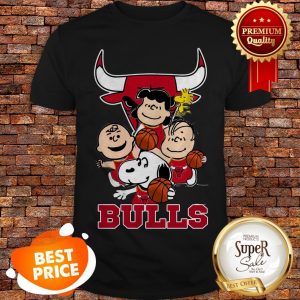 Official Peanut Characters Mashup Chicago Bulls Shirt