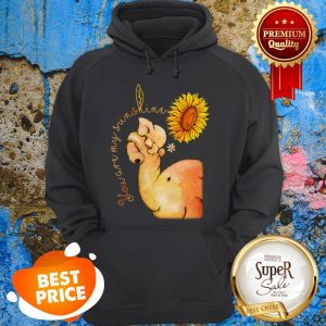 Sunflower Elephants You Are My Sunshine Hoodie