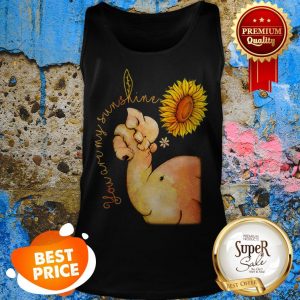 Sunflower Elephants You Are My Sunshine Tank Top