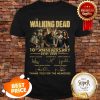 The Walking Dead 10th Anniversary 2010 2020 Signatures Thank You For The Memories Shirt