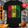 Official Aquarius Girl Jamaican Black Girl Rasta Shirt